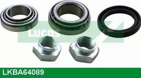 Lucas Engine Drive LKBA64089 - Подшипник ступицы колеса, комплект autospares.lv