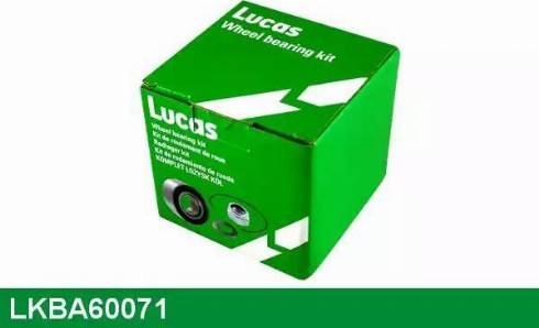 Lucas Engine Drive LKBA60071 - Подшипник ступицы колеса, комплект autospares.lv
