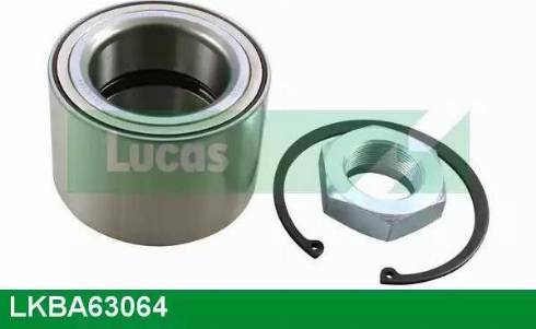 Lucas Engine Drive LKBA63064 - Подшипник ступицы колеса, комплект autospares.lv
