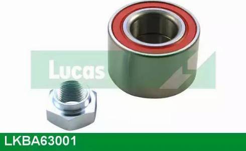 Lucas Engine Drive LKBA63001 - Подшипник ступицы колеса, комплект autospares.lv