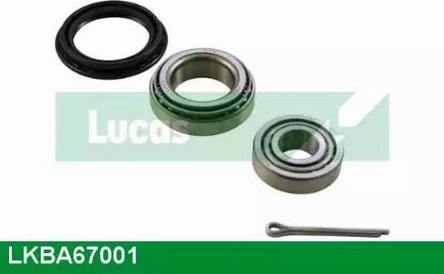 Lucas Engine Drive LKBA67001 - Подшипник ступицы колеса, комплект autospares.lv
