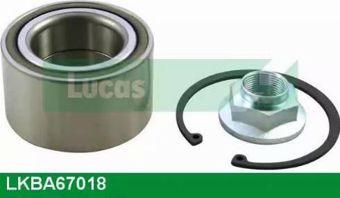 Lucas Engine Drive LKBA67018 - Подшипник ступицы колеса, комплект autospares.lv