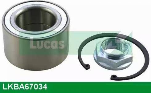 Lucas Engine Drive LKBA67034 - Подшипник ступицы колеса, комплект autospares.lv