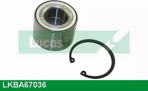 Lucas Engine Drive LKBA67036 - Подшипник ступицы колеса, комплект autospares.lv