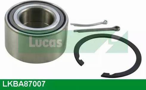 Lucas Engine Drive LKBA87007 - Подшипник ступицы колеса, комплект autospares.lv