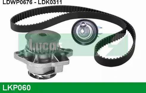 Lucas Engine Drive LKP060 - Водяной насос + комплект зубчатого ремня ГРМ autospares.lv