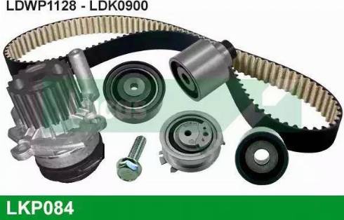 Lucas Engine Drive LKP084 - Водяной насос + комплект зубчатого ремня ГРМ autospares.lv
