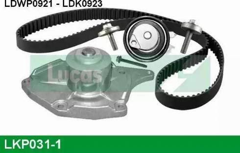 Lucas Engine Drive LKP031-1 - Водяной насос + комплект зубчатого ремня ГРМ autospares.lv