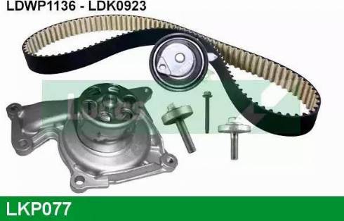 Lucas Engine Drive LKP077 - Водяной насос + комплект зубчатого ремня ГРМ autospares.lv