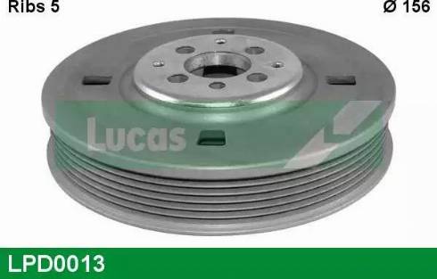 Lucas Engine Drive LPD0013 - Шкив коленчатого вала autospares.lv