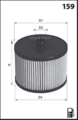 Lucas Filters LFDE200 - Топливный фильтр autospares.lv