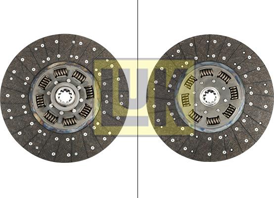 LUK 343 0005 10 - Диск сцепления, фрикцион autospares.lv