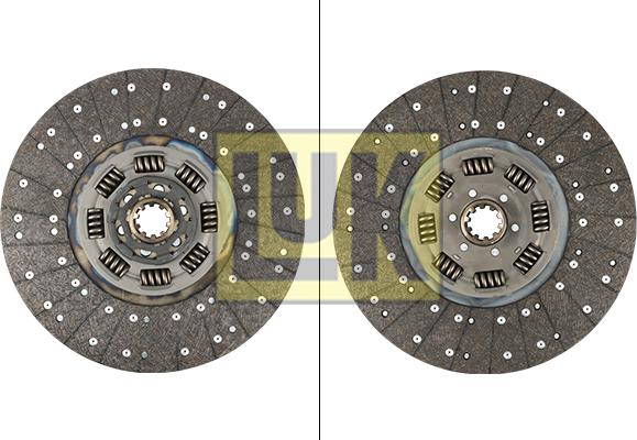 LUK 343 0081 10 - Диск сцепления, фрикцион autospares.lv