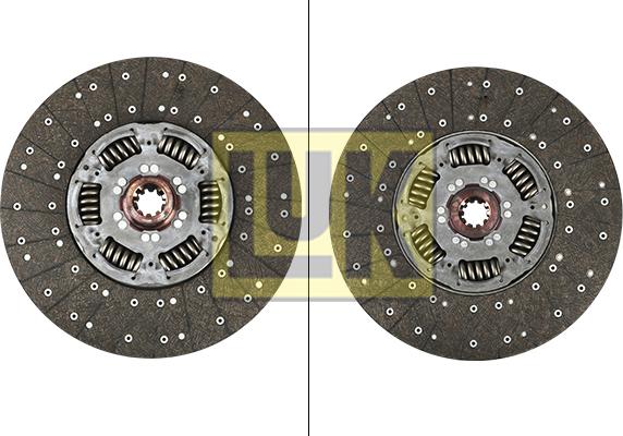 LUK 343 0197 10 - Диск сцепления, фрикцион autospares.lv