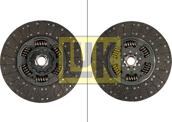 LUK 343 0189 10 - Диск сцепления, фрикцион autospares.lv