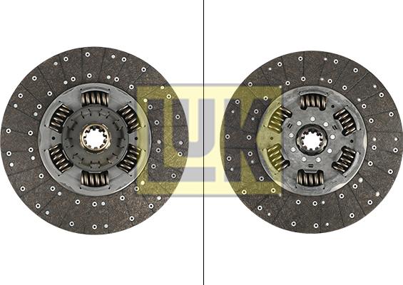 LUK 343 0187 10 - Диск сцепления, фрикцион autospares.lv