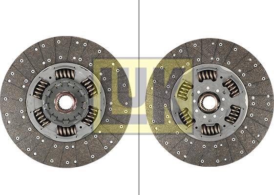 LUK 343 0134 10 - Диск сцепления, фрикцион autospares.lv