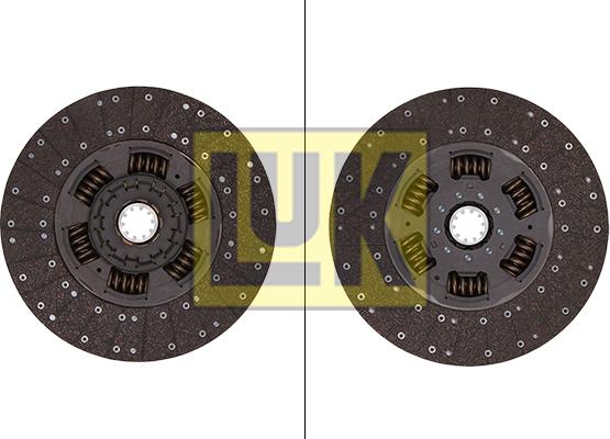 LUK 343 0137 10 - Диск сцепления, фрикцион autospares.lv