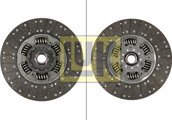 LUK 343 0252 10 - Диск сцепления, фрикцион autospares.lv