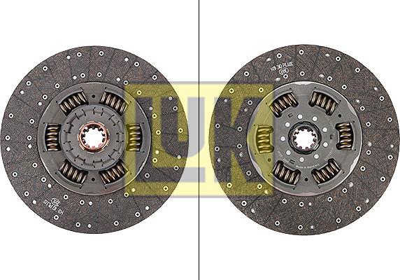 LUK 343 0284 10 - Диск сцепления, фрикцион autospares.lv