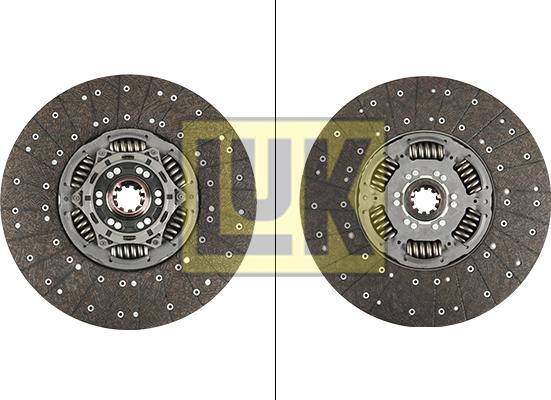 LUK 343 0229 10 - Диск сцепления, фрикцион autospares.lv