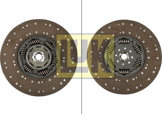 LUK 343 0227 10 - Диск сцепления, фрикцион autospares.lv