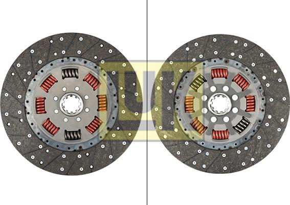 LUK 338 0144 10 - Диск сцепления, фрикцион autospares.lv