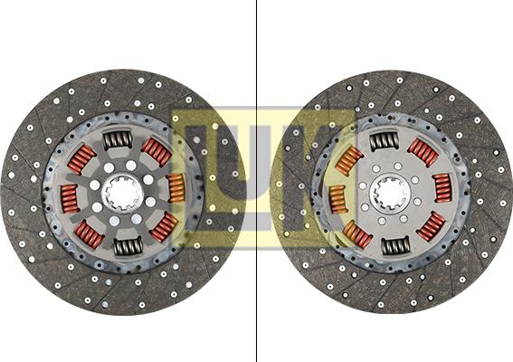 LUK 338 0143 10 - Диск сцепления, фрикцион autospares.lv