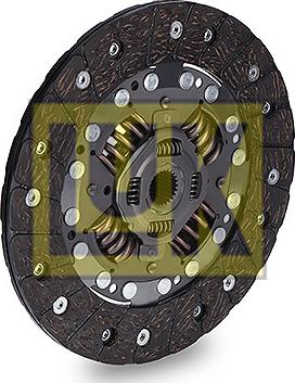 LUK 320 0051 11 - Диск сцепления, фрикцион autospares.lv