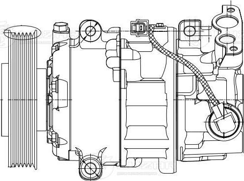 Luzar LCAC 0914 - Компрессор кондиционера autospares.lv