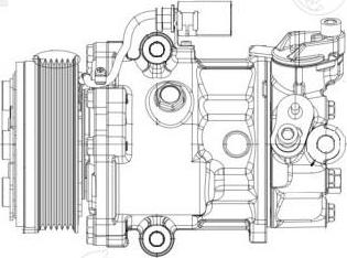 Luzar LCAC 1853 - Компрессор кондиционера autospares.lv