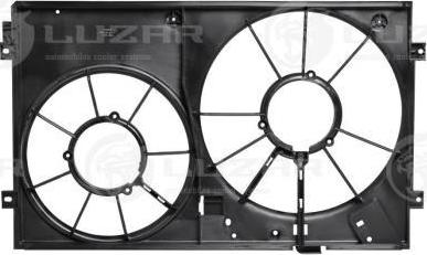 Luzar LFS 18K2 - Крышка, корпус вентилятора (охлаждение двигателя) autospares.lv