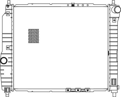 Luzar LRc 0501 - Радиатор, охлаждение двигателя autospares.lv