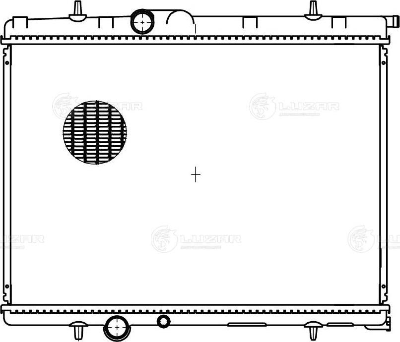 Luzar LRc 2009 - Радиатор, охлаждение двигателя autospares.lv