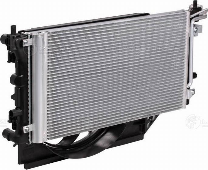 Luzar LRK1853 - Радиатор, охлаждение двигателя autospares.lv