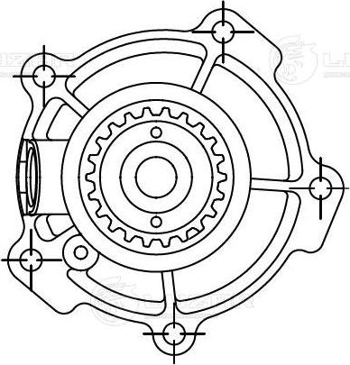 Luzar LWP 0329 - Водяной насос autospares.lv