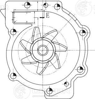 Luzar LWP 1045 - Водяной насос autospares.lv