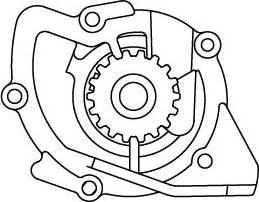 Luzar LWP 10200 - Водяной насос autospares.lv