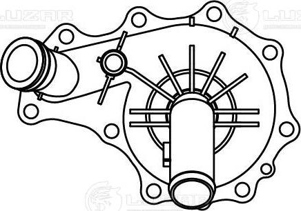Luzar LWP 2021 - Водяной насос autospares.lv