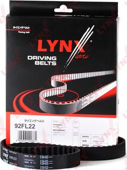 LYNXauto 92FL22 - Зубчатый ремень ГРМ autospares.lv