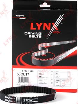 LYNXauto 58CL17 - Зубчатый ремень ГРМ autospares.lv
