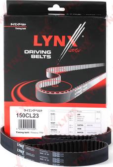 LYNXauto 150CL23 - Зубчатый ремень ГРМ autospares.lv