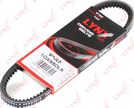 LYNXauto 10X550LX - Клиновой ремень, поперечные рёбра autospares.lv