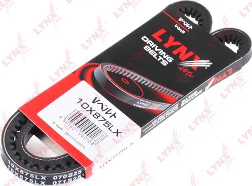 LYNXauto 10X875LX - Клиновой ремень, поперечные рёбра autospares.lv