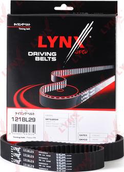 LYNXauto 121BL29 - Зубчатый ремень ГРМ autospares.lv