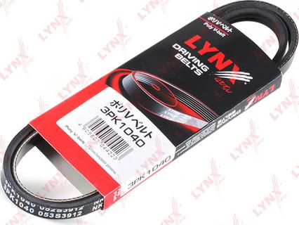 LYNXauto 3PK1040 - Поликлиновой ремень autospares.lv