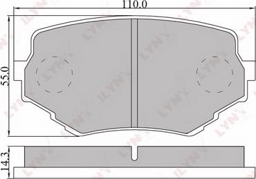 BENDIX 572247X - Тормозные колодки, дисковые, комплект autospares.lv