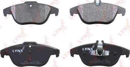 LYNXauto BD-5319 - Тормозные колодки, дисковые, комплект autospares.lv