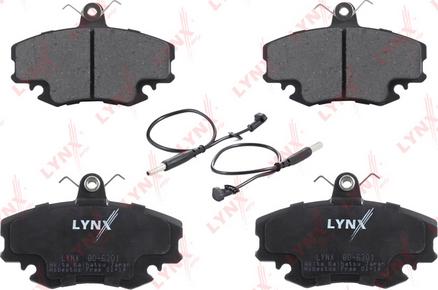 LYNXauto BD-6301 - Тормозные колодки, дисковые, комплект autospares.lv
