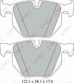 BENDIX 573224X - Тормозные колодки, дисковые, комплект autospares.lv